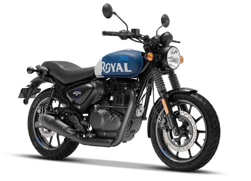 Royal Enfield Hunter 350 (Rebel Blue/Rebel Red/Black)